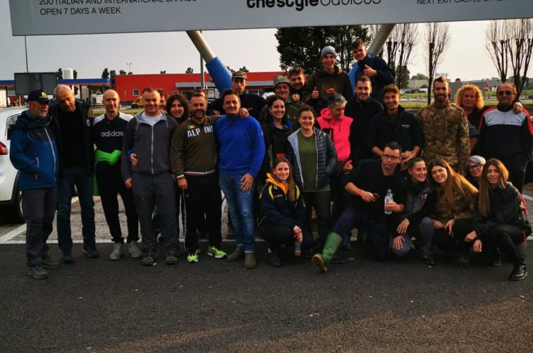 Il gruppo di volontari di Gaggio Montano